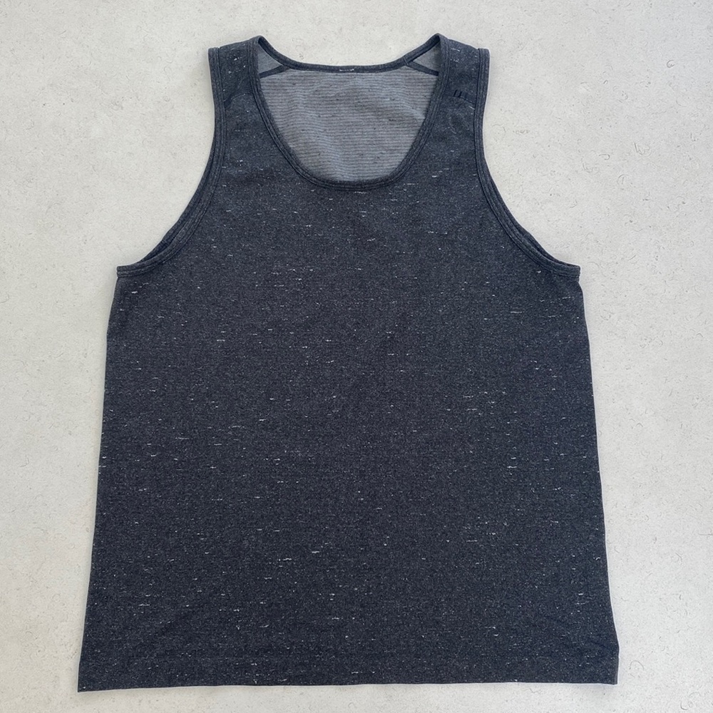 Mens Lululemon tank top, Grey, like new. Worn only a few times.